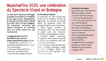 Wed Feb 19 2025 00:00:00 GMT+0100 Musichall'ino 2025, une célébration du spectacle vivant en Bretagne